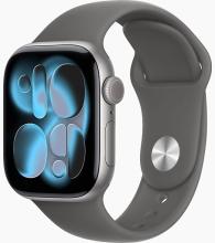 Apple Watch Series 11 42mm Space Gray Aluminum Case with Sport Band Stone Gray